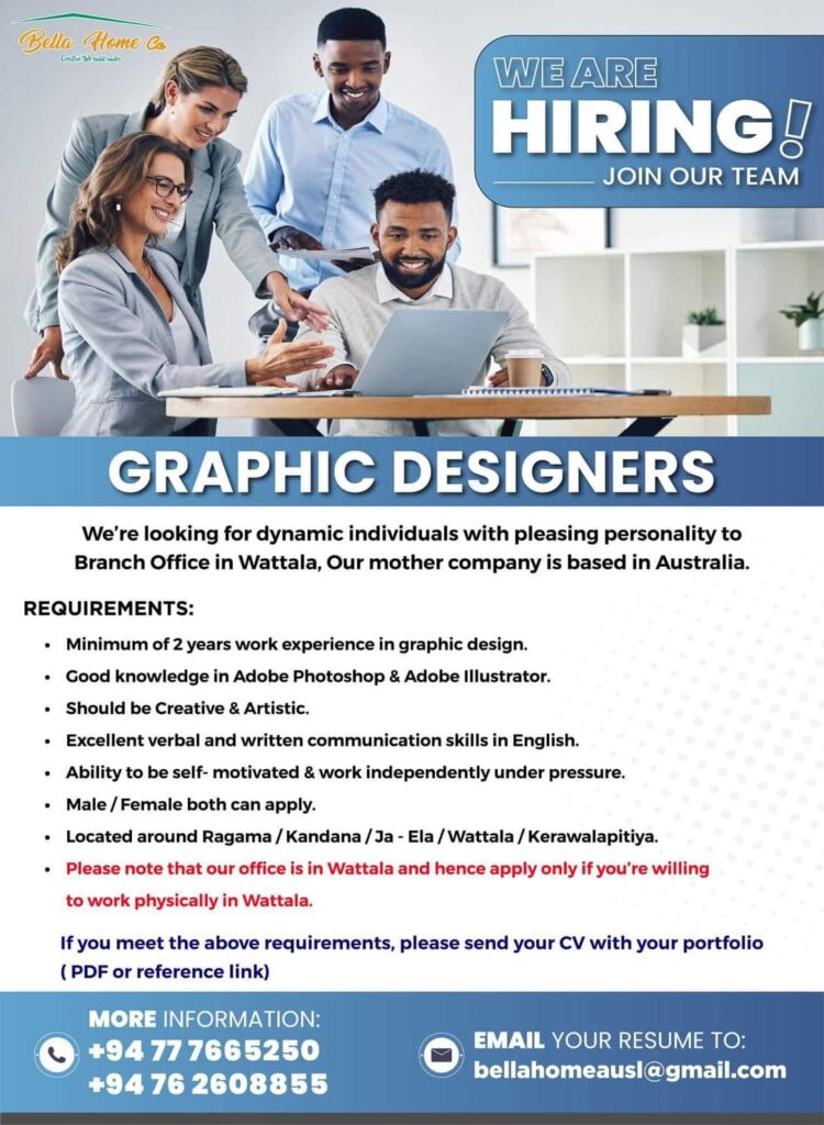 Graphic Designer Jobseeker Lk