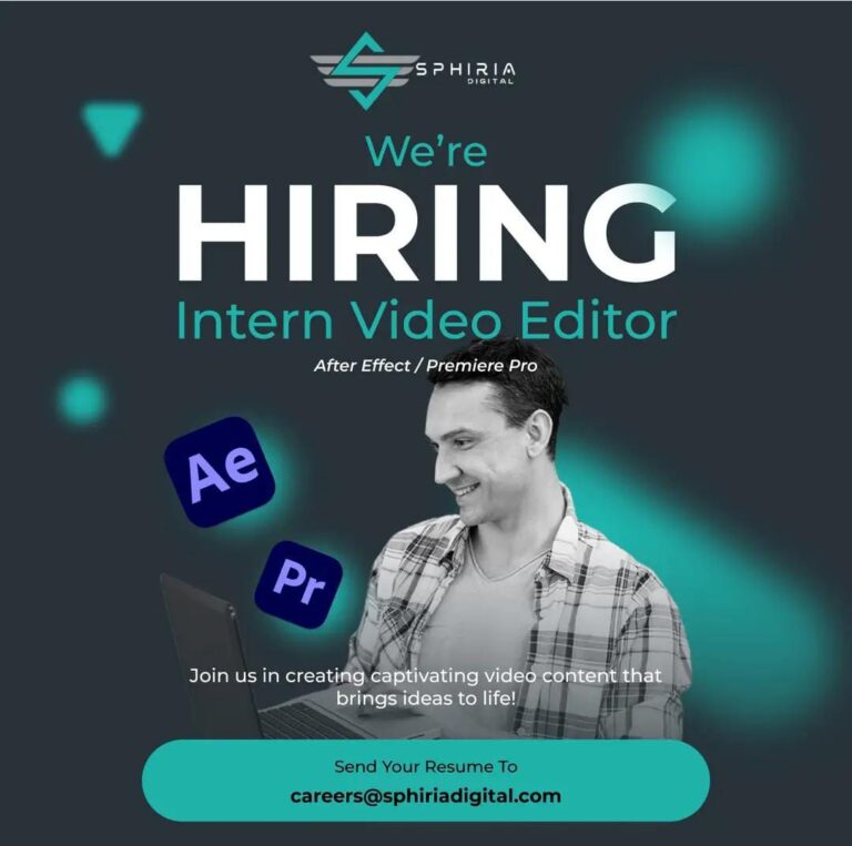 Video Editor internship remote Jobseeker.lk