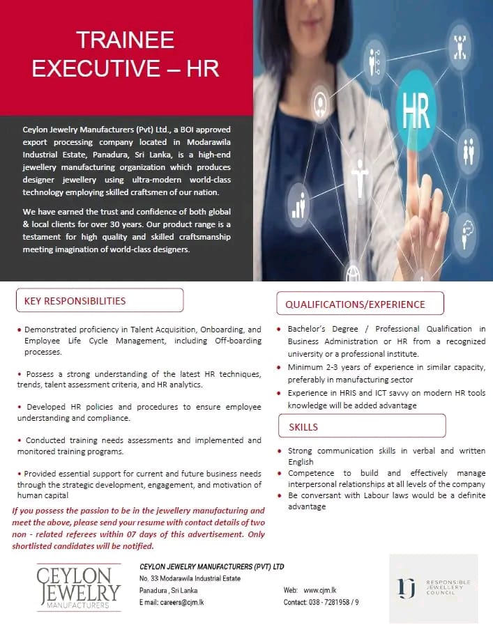 Trainee Executive HR