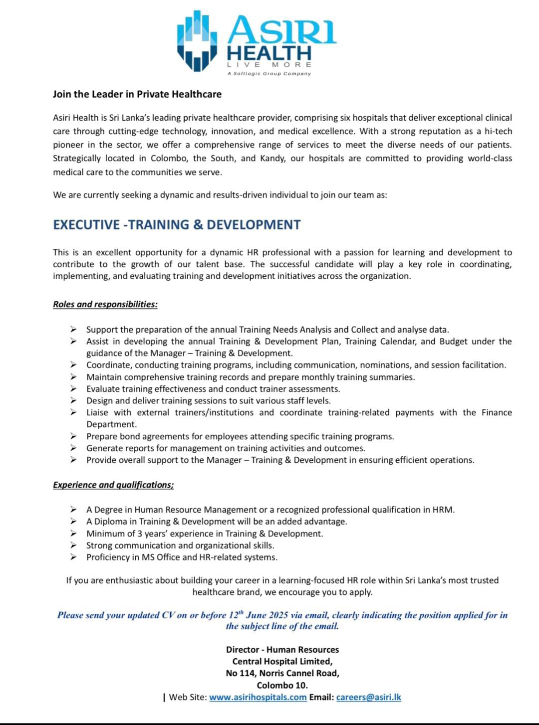 executive-training-and-development-jobseeker-lk