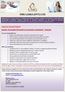 Junior acc executive - 2025