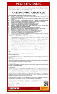 Recruitment Advertisement - Chief Information Officer