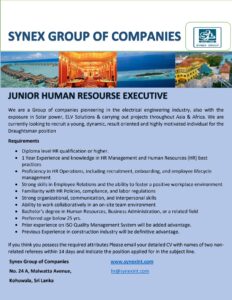 JUNIOR EXECUTIVE