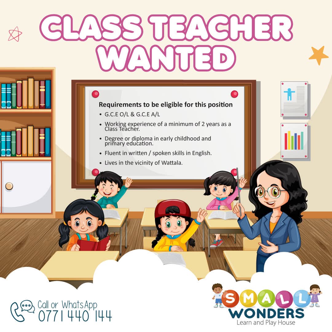 Class Teacher - Jobseeker.lk