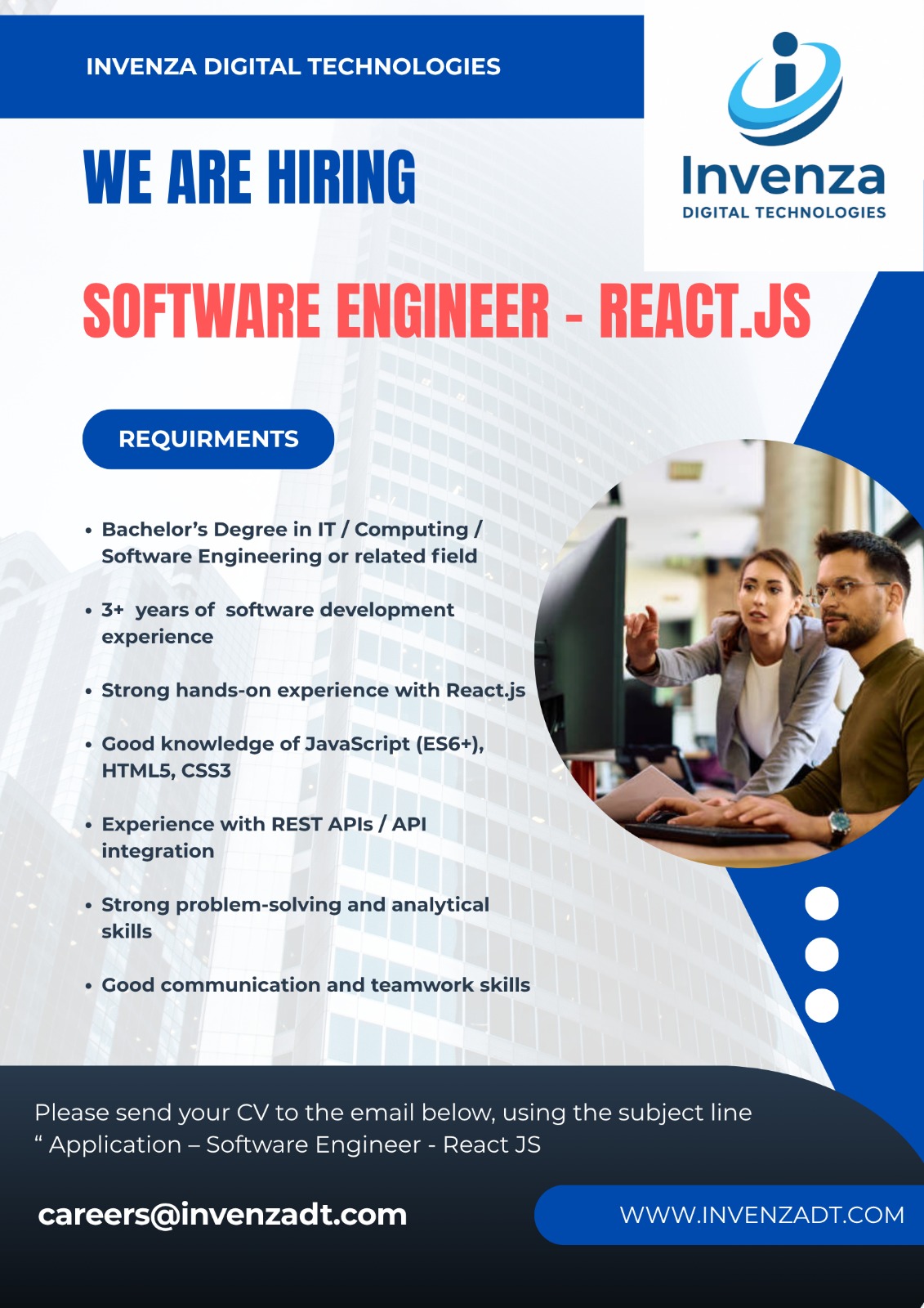 Software Engineer - React.JS - Jobseeker.lk