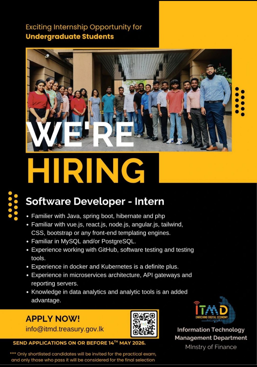 Software Developer Intern - Jobseeker.lk